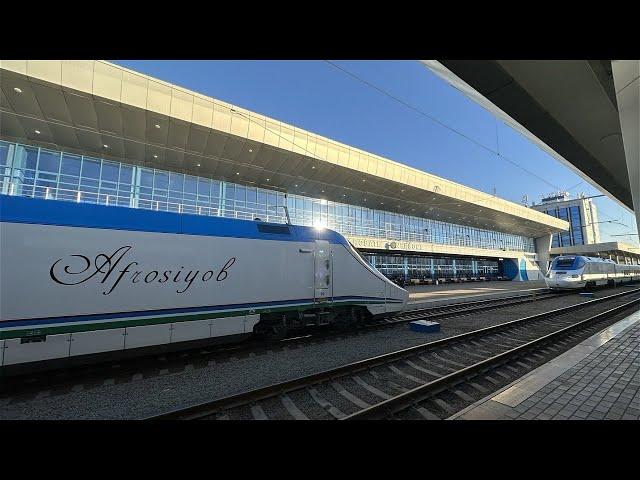 Uzbekistan - High Speed Rail Travel on the AFROSIYOB! Tashkent-Samarkand-Bukhara [4K HD]