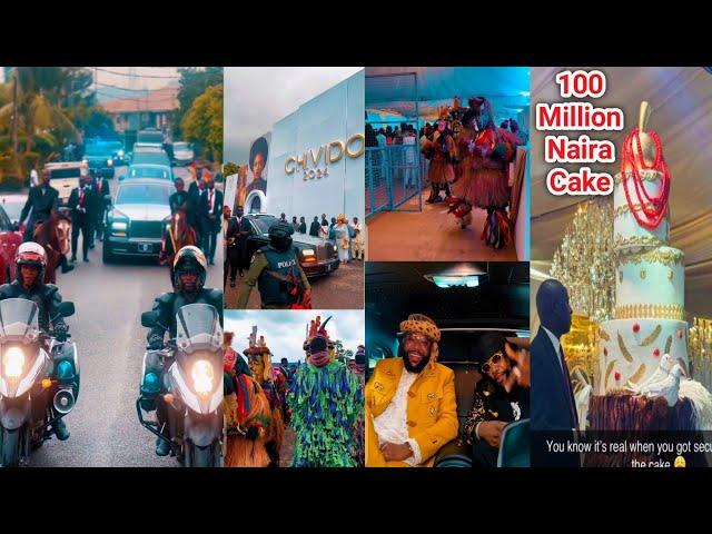 Emoney Storms Davido Wedding with Horses and Masquerades Convoy |Full Highlight of Davido's Wedding