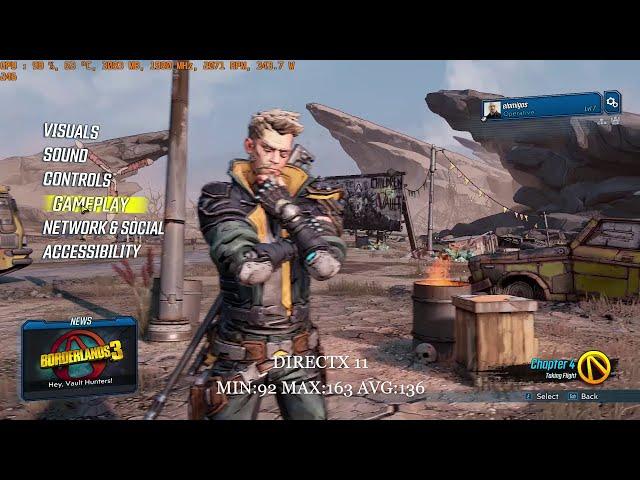 Borderlands 3 Directx11 VS Directx12 Benchmark | RTX 3080 9900K