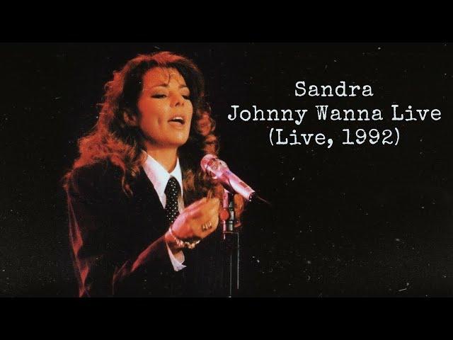 Sandra - Johnny Wanna Live - (Live TV, 1992)