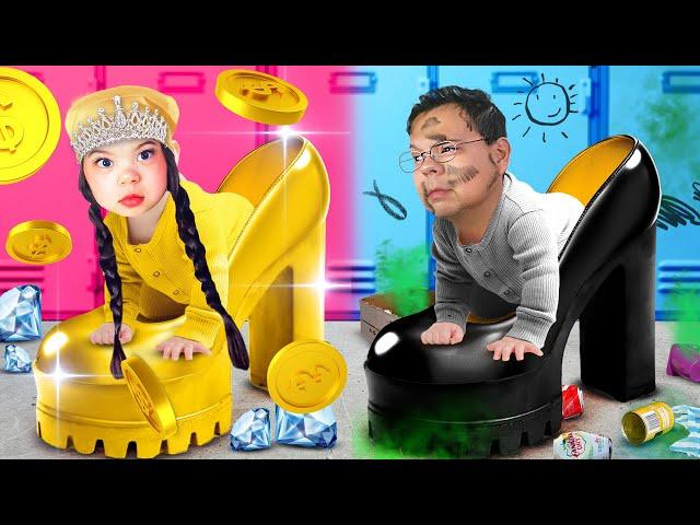 Rich Vs Broke Student in School | Funny Situations & Crazy Ideas by Crafty Hacks