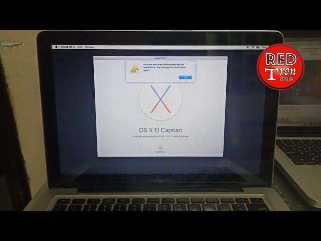 Fixing Reinstallation Mac OSX issue "error occurred while preparing the installation."
