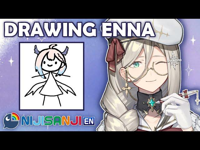 【DRAWING ZATSUDAN】Let's Draw Enna!️【NIJISANJI EN | Aia Amare 】