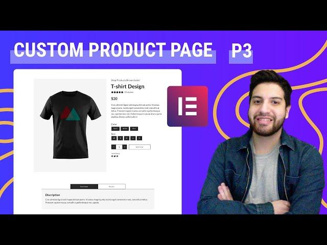 Elementor Pro Custom Product Page Design - Part 3 | Product Data Tabs