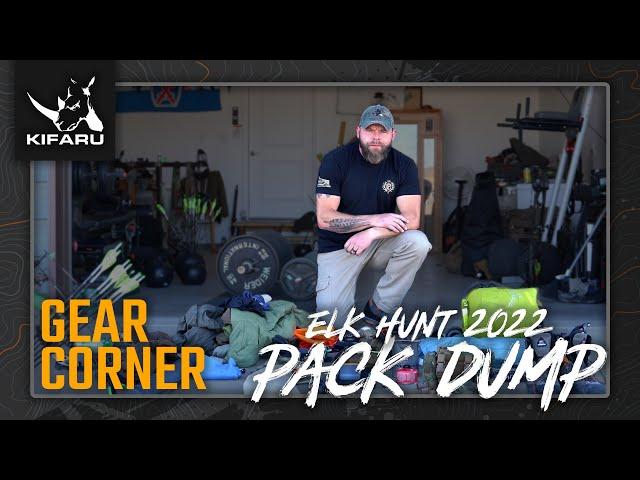 Gear Corner - Elk Hunt 2022 Pack Dump