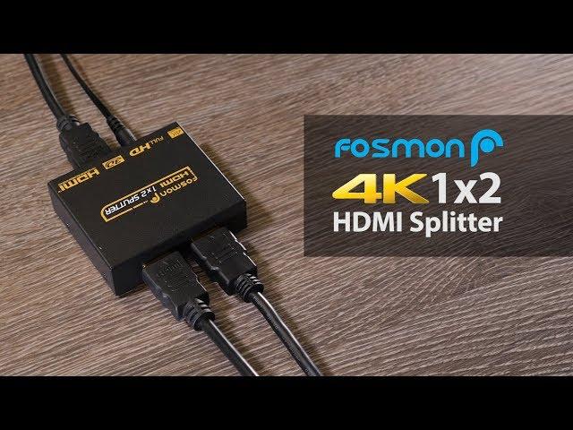 4K HDMI Splitter 1 in 2 Out (Specs & Instructions) HD8186