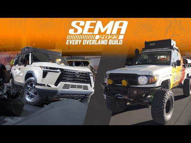 Every Overland Rig & Camping Setup at SEMA 2023 ft. Lexus, Toyota, Jeeps, GMCs, Fords and MORE!