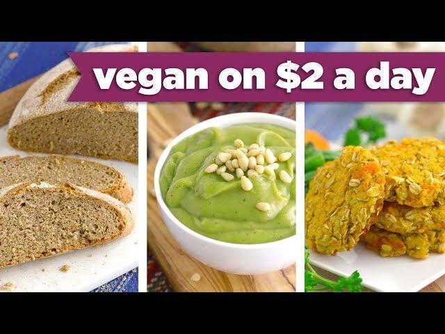 NEW Breakfast Lunch and Dinner Under $2! Easy Vegan Recipes! - Mind Over Munch