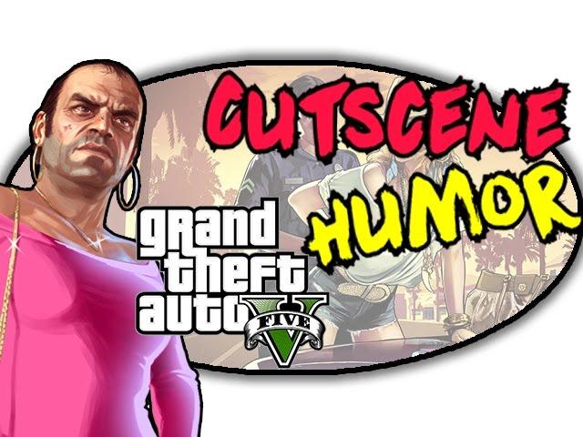 CUTSCENE HUMOR: GTA 5 (GTA 5 Funny Clips)