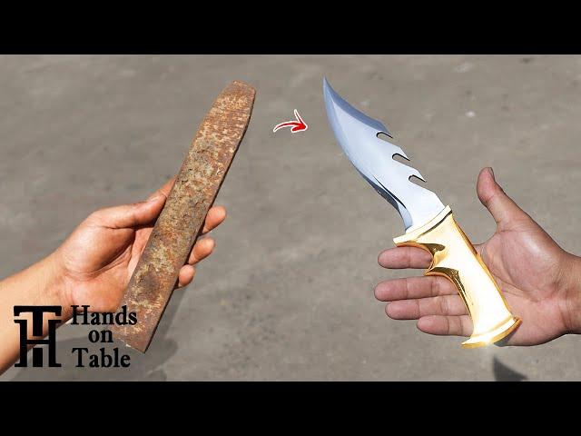 Turn Old File Into Survival Knife