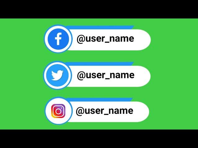 How to make lower thirds for youtube videos | Make animated social media pop-ups