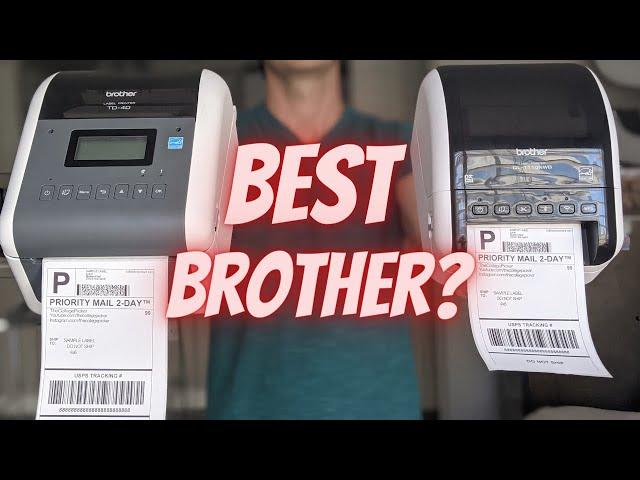 Brother's Best Wireless Thermal Label Printer for Shipping Labels? QL-1110NWB VS TD-4550DNWB Review