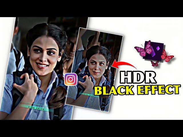 How To Make Blur & Black Effect Video Editing In Motion Ninja App | HDR Black Effect Video Editing