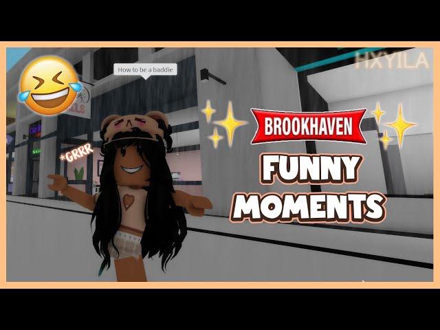 Brookhaven Funny Moments  - Roblox // Hxyila