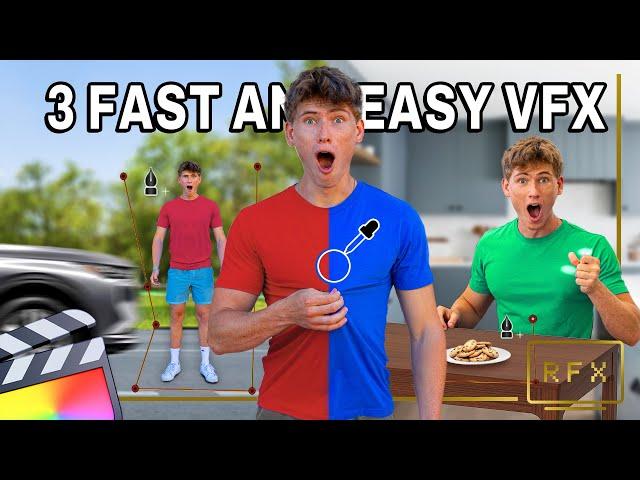 3 FAST & EASY VISUAL EFFECTS in Final Cut Pro