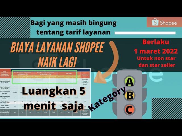 SHOPEE SELLER : biaya admin untuk semua penjual di shopee  terbaru 2022