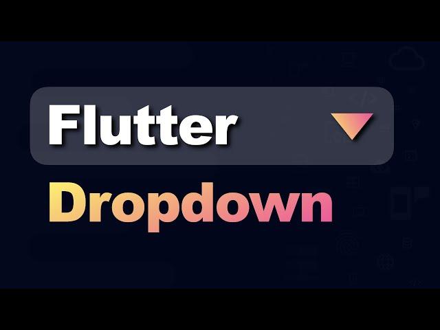 DropDown Menu no Flutter