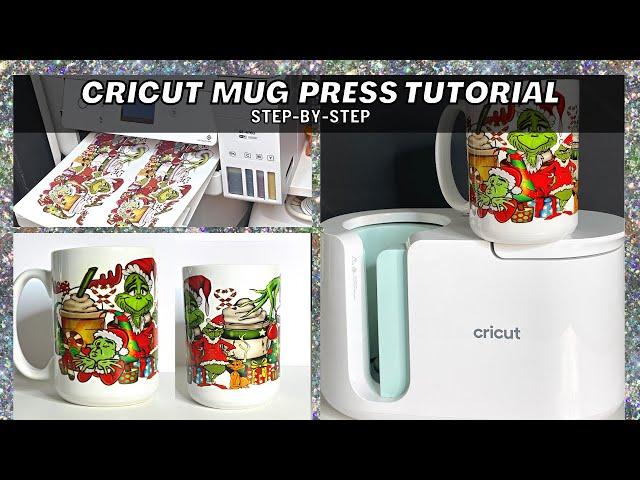 SUBLIMATION ON A MUG USING THE CRICUT MUG PRESS | BEGINNER TUTORIAL