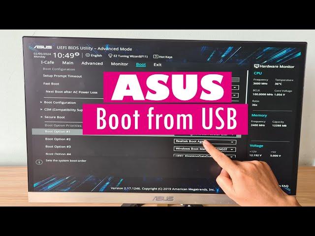 How to Boot from USB on ASUS Motherboard