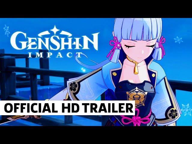 Genshin Impact Kamisato Ayaka Character Demo Trailer