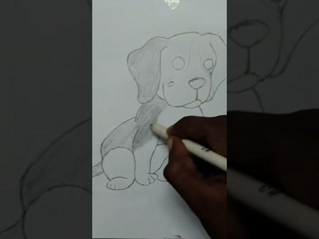 How to draw a dog | Dog pencil drawing | Dog drawing | By Karthik Drawing Sketchs #art #karthik