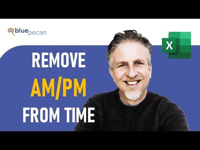 How to Remove AM/PM from Time in Excel | Format Time as Duration - Elapsed Time Format