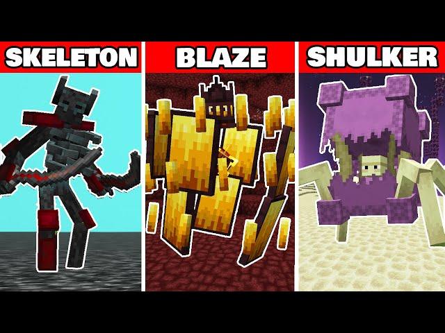 I KILLED ALL Bosses Mutant More in Minecraft Survival