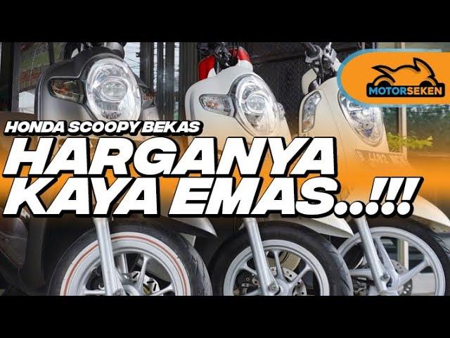 BARUNYA INDEN BEKASNYA KAYA EMAS, CEK HARGA HONDA SCOOPY BEKAS l Motorseken