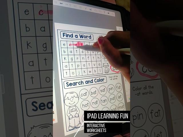 Make iPad useful for Learning - (Do it now) #kids #homeschoolmom #interactivelearning  #dailyshorts