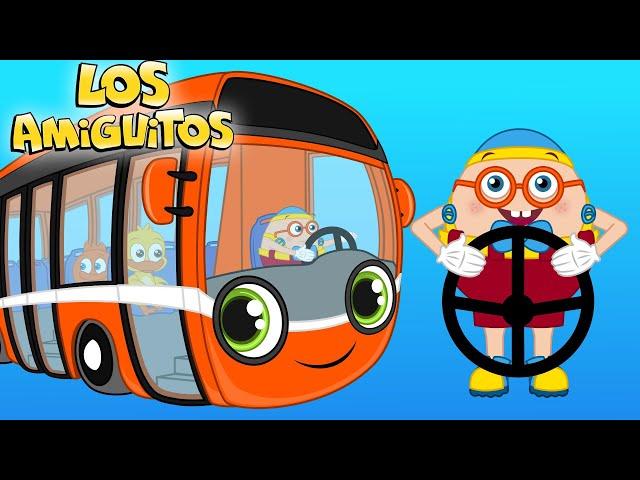 Mira Que Viene el Autobús (NUEVO) Cancion İnfantil | Los Amiguitos Canciones Infantiles