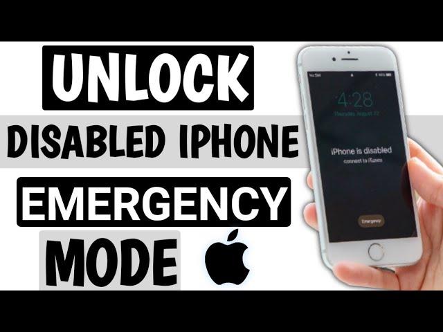 How To Unlock Any iPhone Disabled Without Computer And Bypass | iPhone Disabled Connect to iTunes |