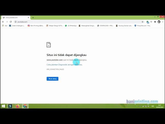Cara Mudah Mengatasi Browser Tidak Bisa Browsing padahal koneksi internet ada
