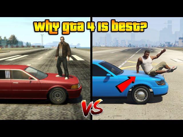GTA 5 VS 4 : WHY GTA 4 IS BEST?