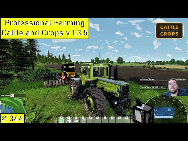 Professional Farming Cattle and Crops V 1 3 5 #344 Bald fertig mit der aussaat.