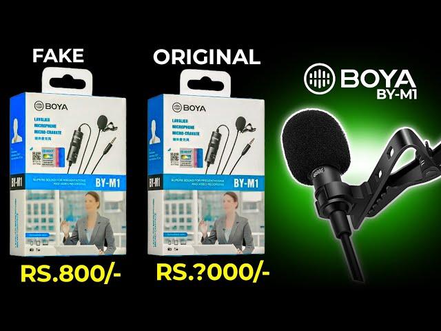 Original Boya By-m1 Mic VS Fake Boya By-m1 Mic | How to check Boya By-m1 Mic original or fake | boya