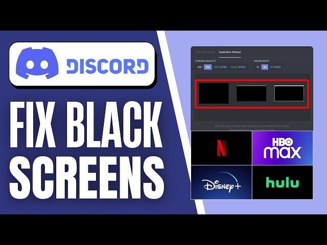 How to Fix Black Screen When Streaming HBO max, Netflix, Hulu, Disney on Discord