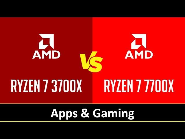 AMD Ryzen 7 3700X vs AMD Ryzen 7 7700X - Apps & Gaming (RTX 4090)