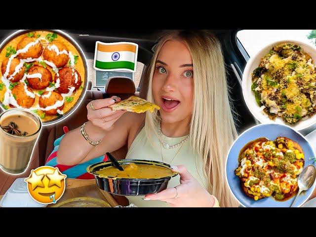 Eating Indian Food Mukbang! Vegetarian Dishes I've NEVER Tried Before