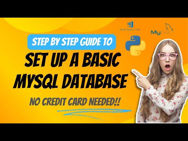 Create a free mySQL database online using python: INSERT, UPDATE, SELECT & DELETE