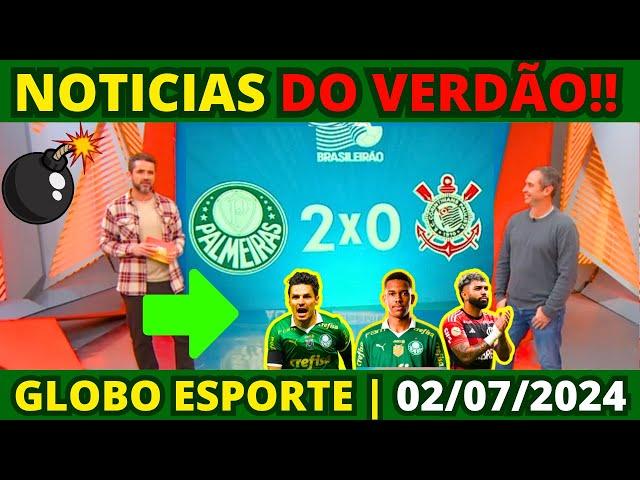 PALMEIRAS 2X0 C0RINTHIANS | VERDÃO AFUNDA CORINTHIANS EM CRISE 02/07/2024