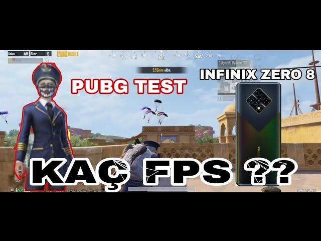 İNFİNİX ZERO 8 PUBG MOBİLE TEST!! KAÇ FPS ?? | PUBG Mobile