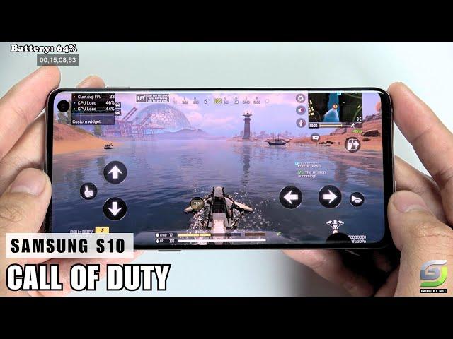 Samsung Galaxy S10 test game Call of Duty Mobile CODM 2024 | Snapdragon 855