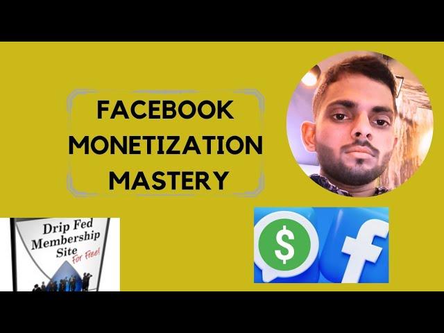 Facebook Monetization Mastery: Unlocking Sustainable Income Streams