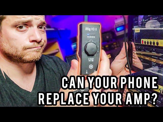 Can an iPhone finally replace real guitar amps? IK Multimedia iRig HDX