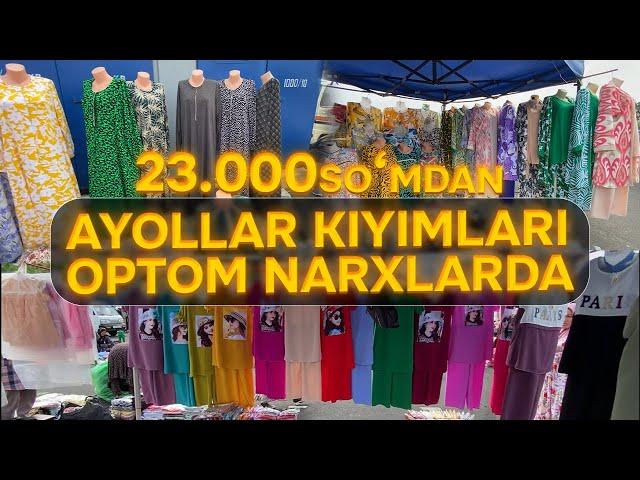 23000sómdan Ayollar kiyimlari optom narxlarda bundan arzonini topolmaysiz