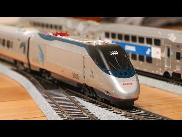 Amtrak HO Scale Acela Express Train Unboxing