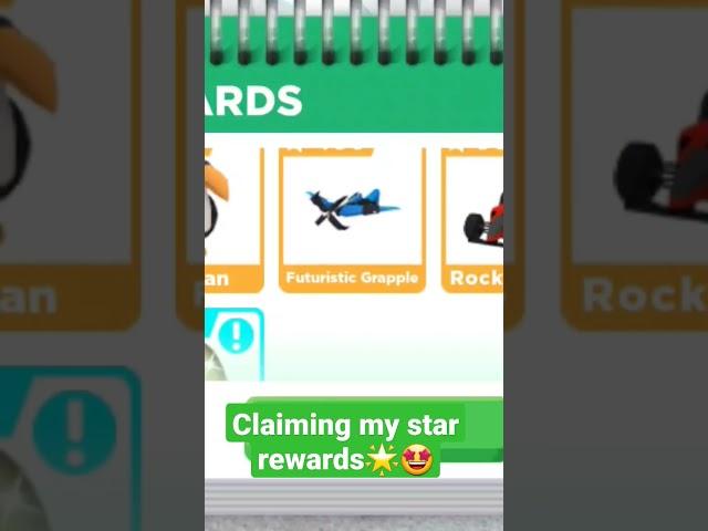 claiming my star rewards in adopt me! #adoptme #roblox