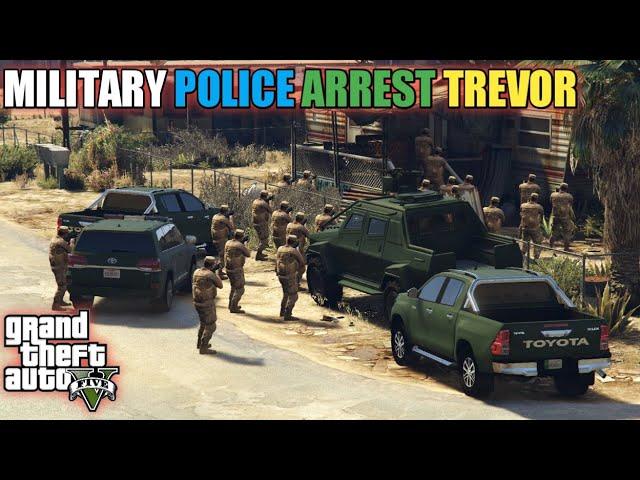 GTA 5 | Military Police Arrest Trevor | Military Convoy | Game Loverz