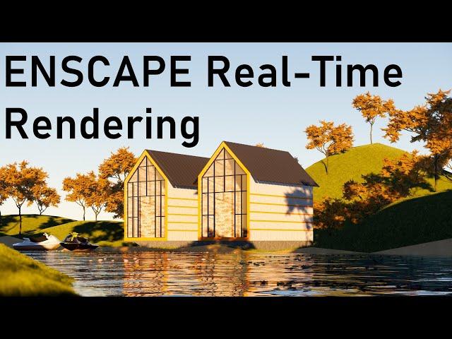 Enscape Realistic Renders And Exports Only In A Few Minutes!