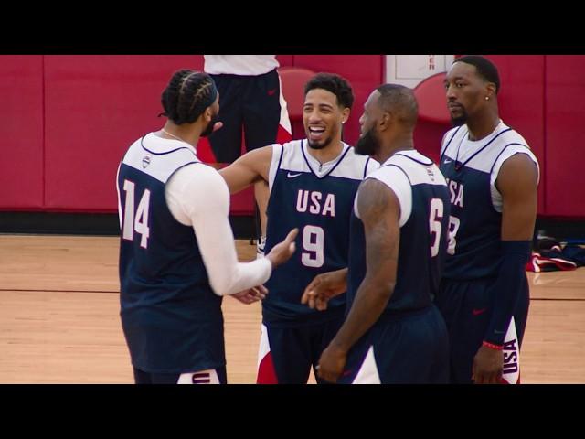 Steph, LeBron, Anthony Edwards & More Mic'd Up At #USABMNT Practice 